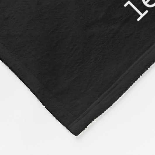 Aangepaste definitie van vader foto collage Zwart Fleece Deken (Hoek)