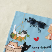 Aangepaste Deken voor uw Kind Sherpa Deken Strandlaken (In situ)