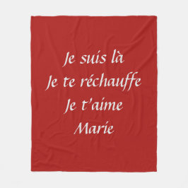 Aangepaste dekking 100% fleece deken