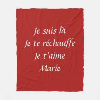 Aangepaste dekking 100% fleece deken