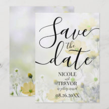 Aangepaste Delicate Gele Bloemen Bruiloft