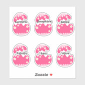 Aangepaste denkers sticker (Vel)