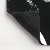 Aangepaste denkkende Ape Pop Art Trendy Moderne Sj Muismat (Hoek)