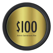 Aangepaste Denominatie Gouden poker chip