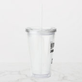 Aangepaste Dental Hygienist Leopard Print Teeth Acryl Drinkbeker (Rechts)