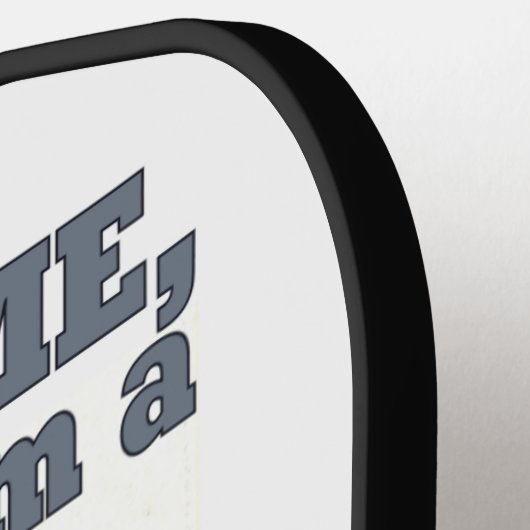 Aangepaste DENTIST-humor Pickleball Paddle (Links Detail)