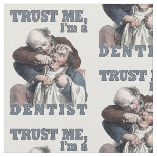 Aangepaste DENTIST-humor Stof
