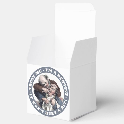 Aangepaste DENTIST-humor voor vakken Bedankdoosjes (Geopend)