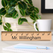 Aangepaste desk-naamplaat van de Ruler Teacher Naambordje