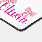 Aangepaste Desk Pad Coquette Gepersonaliseerde Des (Hoek)