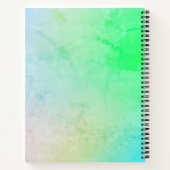 Aangepaste desktop A Day Journal Notitieboek (Achterkant)