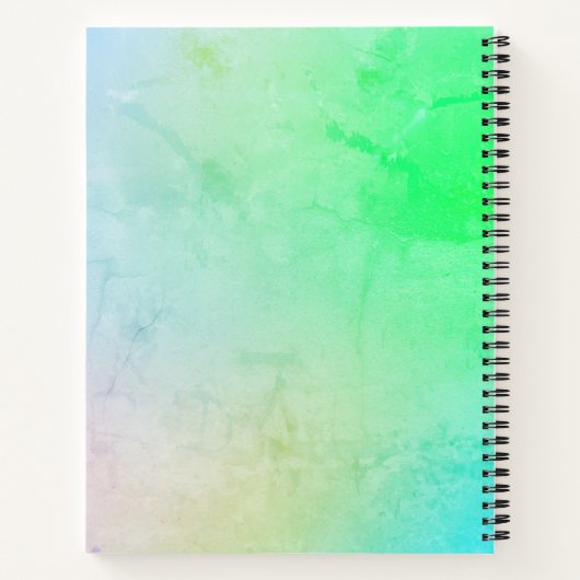 Aangepaste desktop A Day Journal Notitieboek (Achterkant)