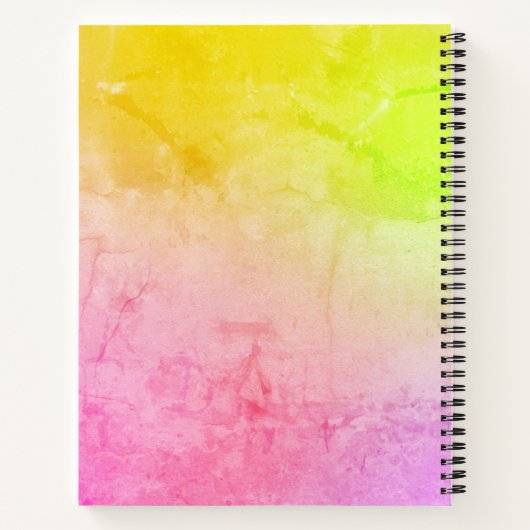 Aangepaste desktop A Day Journal Notitieboek (Achterkant)