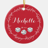 Aangepaste desktop keramisch ornament (Voorkant)