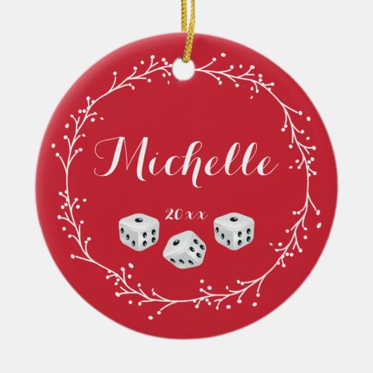 Aangepaste desktop keramisch ornament (Voorkant)