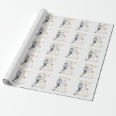 Aangepaste details Bruid & Bruidegom Gefeliciteerd Cadeaupapier (Uitgerold)