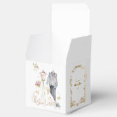Aangepaste details Bruid & Bruidegom Nr 2 Bedankdoosjes (Geopend)