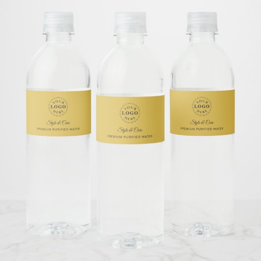 Aangepaste details van professioneel bedrijf waterfles etiket (Flessen)