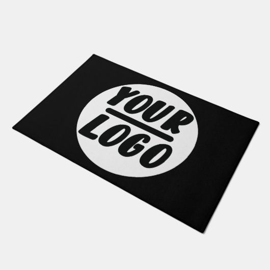 Aangepaste deuromte bedrijf Business Logo Welcome  Deurmat (Schuin)