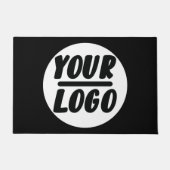 Aangepaste deuromte bedrijf Business Logo Welcome  Deurmat (Voorkant)