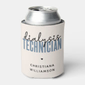 Aangepaste dialysetechnicus | Geschenken voor nefr Blikjeskoeler (Blikje Voorkant)