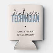 Aangepaste dialysetechnicus | Geschenken voor nefr Blikjeskoeler (Achterkant)