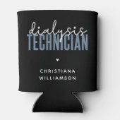 Aangepaste dialysetechnicus | Nephrology Tech Gift Blikjeskoeler (Achterkant)