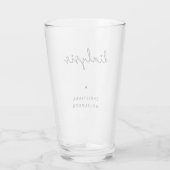 Aangepaste dialysetechnicus | Nephrology Tech Gift Glas (Achterkant)