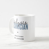 Aangepaste dialysetechnicus | Nephrology Tech Gift Koffiemok (Voorkant links)