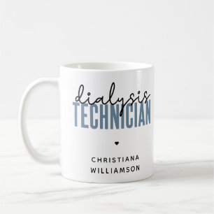 Aangepaste dialysetechnicus Nephrology Tech Gift Koffiemok