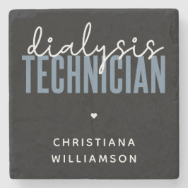 Aangepaste dialysetechnicus | Nephrology Tech Gift Stenen Onderzetter