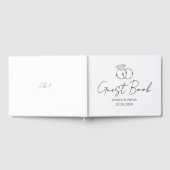 Aangepaste Diamant trouwringen Gastenboek (Volledig)