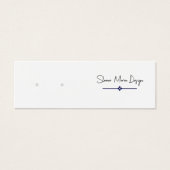 Aangepaste Diamond Mini Post/Stud Oorbel Display K Mini Visitekaartjes (Voorkant)