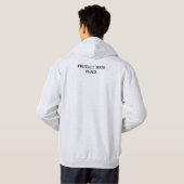 Aangepaste Diepe Denkmodus Kat Heren Hoodie (Achterkant volledig)