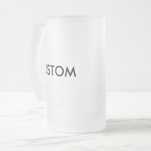 Aangepaste diepgevroren bier 16oz Mok (Voorkant links)