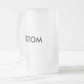 Aangepaste diepgevroren bier 16oz Mok (Voorkant links)