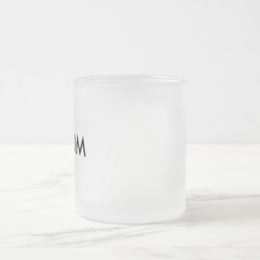 Aangepaste diepgevroren Mok van glas van 10 oz (Center)