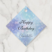 Aangepaste diepvriespictogrammen bedankjes labels (Achterkant)