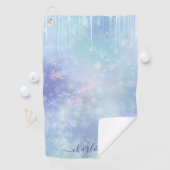 Aangepaste diepvriespictogrammen golfhanddoek (Insitu)