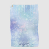 Aangepaste diepvriespictogrammen golfhanddoek (Voorkant)