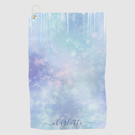 Aangepaste diepvriespictogrammen golfhanddoek (Voorkant)