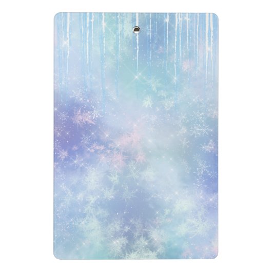 Aangepaste diepvriespictogrammen mini klembord (Achterkant)