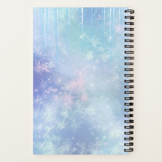 Aangepaste diepvriespictogrammen notitieboek (Achterkant)