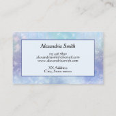 Aangepaste diepvriespictogrammen visitekaartje (Achterkant)