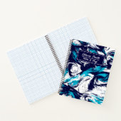 Aangepaste diepzeeafdrukken notitieboek (Binnen)