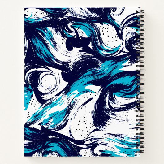 Aangepaste diepzeeafdrukken notitieboek (Achterkant)