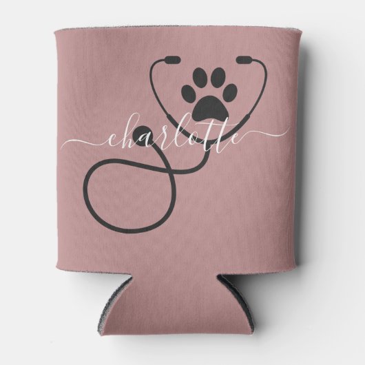 Aangepaste Dierenarts Veterinaire Technicus Dieren Blikjeskoeler (Voorkant)