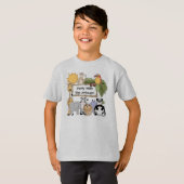 Aangepaste dierentuin T-shirt (Voorkant volledig)