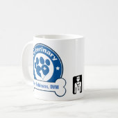 Aangepaste diergeneeskunde koffiemok (Voorkant links)