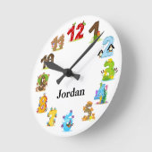 Aangepaste dierklok ronde klok (Hoek)